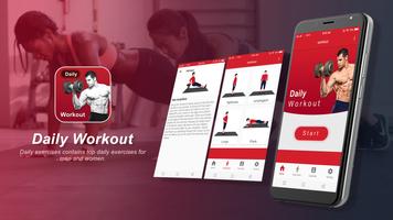 Daily Workout :- Home exercise Affiche