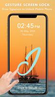 Gesture Lock Screen - Letter Signature Lock Screen imagem de tela 2