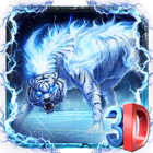 White Horror Wild Tiger Theme ícone