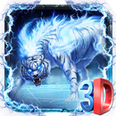 White Horror Wild Tiger Theme APK