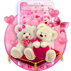 Icona White teddy bear theme