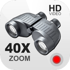 Binoculars 40x zoom Night Mode (Photo and Video) icône