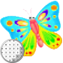 Butterfly Coloring- Color By Number:PixelArt APK