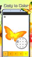 Butterfly Coloring- Color By Number:PixelArt screenshot 2