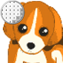 dog colored by number pixel APK