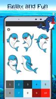 Dolphin Coloring: Color By Number-Pixel Art screenshot 3