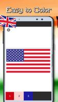 Flag Color By Number-Pixel Art: Coloring Book скриншот 2