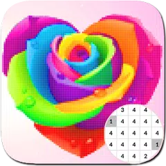 Скачать Flowers Coloring Book By Pixel APK