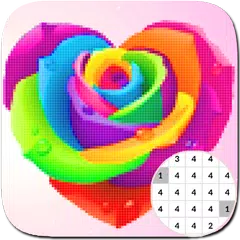 Baixar Flowers Coloring Book By Pixel APK