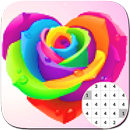 Flowers Coloring Book: Color By Number Pixel APK