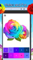 Flowers Coloring Book: Color By Number Pixel screenshot 3