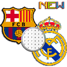 Football Logo Coloring: Color By Number-Pixel Art icône