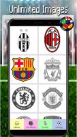 Football Logo Coloring: Color By Number-Pixel Art plakat