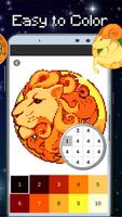 Horoscope Zodiac Coloring By Number-Pixel Art screenshot 2