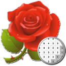 Rose Flower Coloring: Color By Number_PixelArt APK