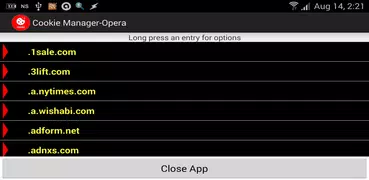 Cookie Manager for System Web 