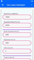 Car Lease Calculator پوسٹر