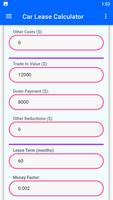 Car Lease Calculator capture d'écran 1