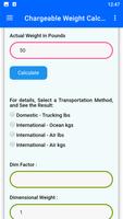 Chargeable Weight Calculator Screenshot 1
