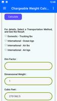 Chargeable Weight Calculator Screenshot 2