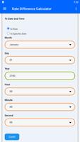 Date Difference Calculator ảnh chụp màn hình 1