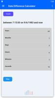 Date Difference Calculator ảnh chụp màn hình 2