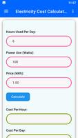 Electricity Cost Calculator Plakat