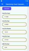 Electricity Cost Calculator ภาพหน้าจอ 1