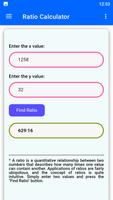 Calculateur de rapport capture d'écran 1