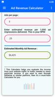 Web Ad Revenue Calculator Screenshot 1