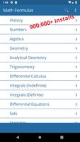 Math Formulas poster