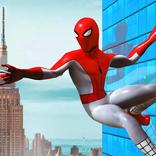 Spider Rope Superhero Fighting