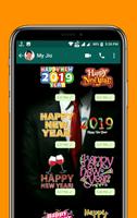 Happy New Year & Christmas Stickers WAStickersApps syot layar 3