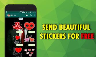 Love Stickers : WAStickersApp تصوير الشاشة 1