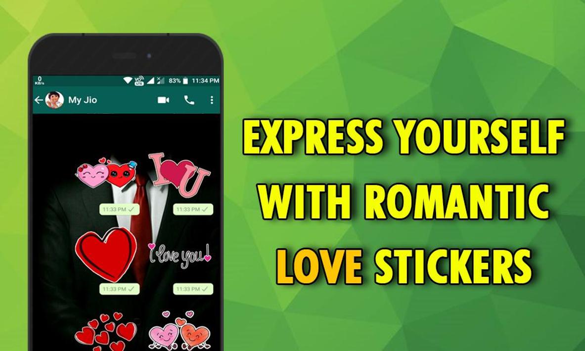 Romantic Love Stickers screenshot 3