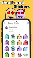 1 Schermata Stickers and Emoji WAStickers