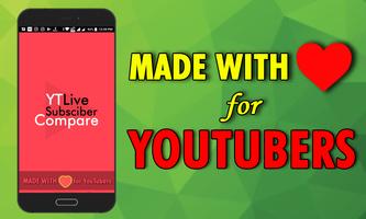 YT Subscribers Compare - Live Plakat