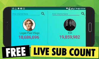 YT Subscribers Compare - Live Screenshot 1