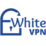 White VPN Zeichen