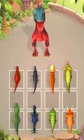 Dinosaur Battle: Merge & Fight اسکرین شاٹ 1