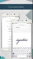 Autógrafo+ : Creador de firmas captura de pantalla 3