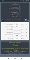 Calculs du volume du réservoir capture d'écran 2