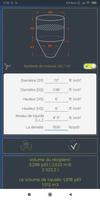Calculs du volume du réservoir capture d'écran 3