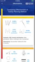 WHO Contraception tool capture d'écran 2