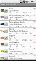 پوستر Country ticklist