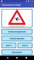 Verkeersborden/regels België poster
