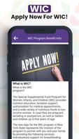 WIC Program Benefits Info 스크린샷 1