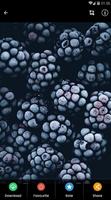 برنامه‌نما Blackberry Fruit Wallpaper عکس از صفحه