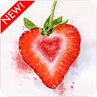 Strawberry Fruit Wallpaper আইকন