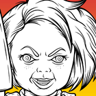 Cómo dibujar Chucky icono